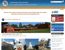 Tablet Screenshot of ligmincha.org