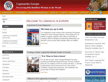 Tablet Screenshot of ligmincha.eu