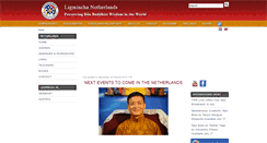 Desktop Screenshot of ligmincha.nl