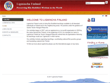 Tablet Screenshot of ligmincha.fi